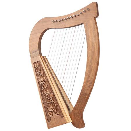 Design Toscano Celtic Walnut Tara Harp MD4729